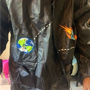 Adorable raincoat size 6 space themed